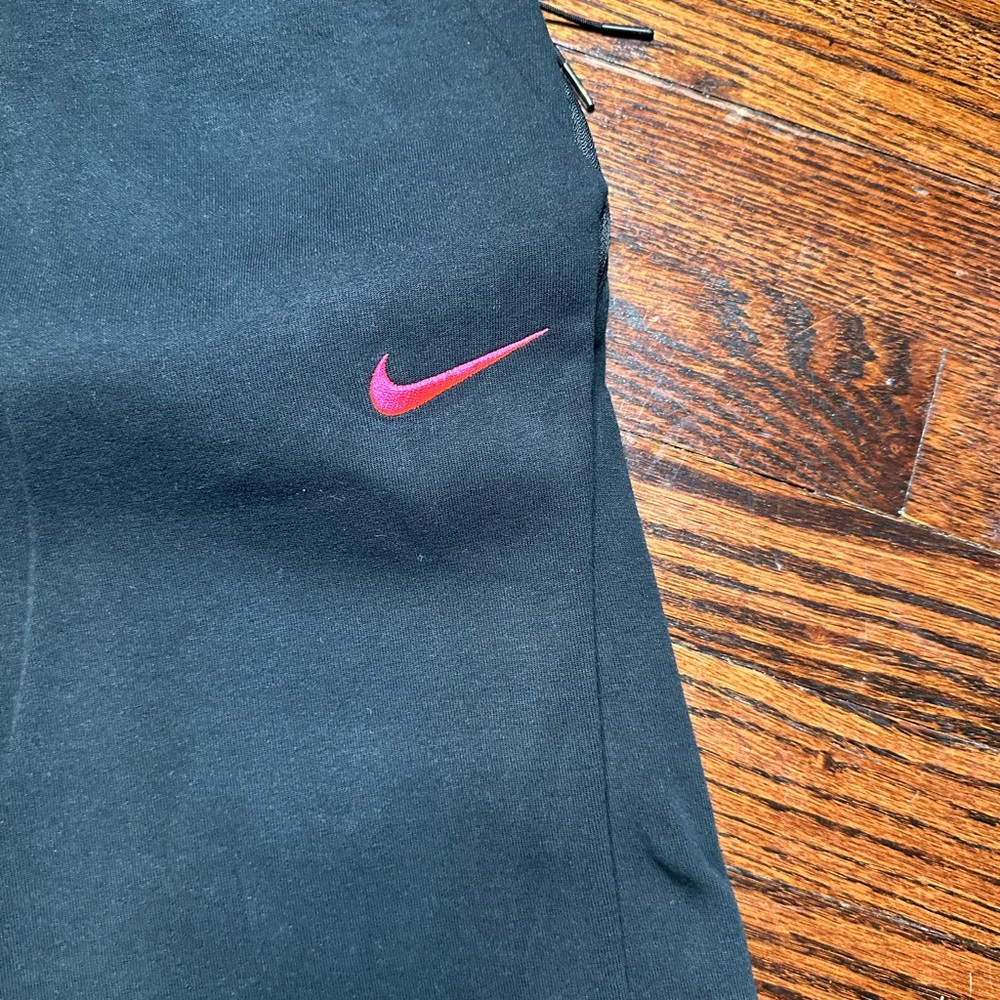 Nike PSG Dark Gray Joggers with Pink Logo - Picture 3 of 5